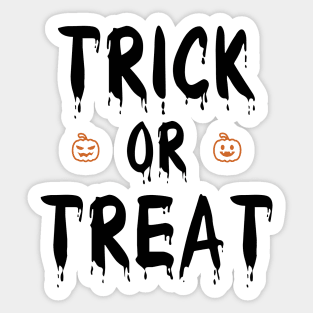 Trick Or Treat Sticker